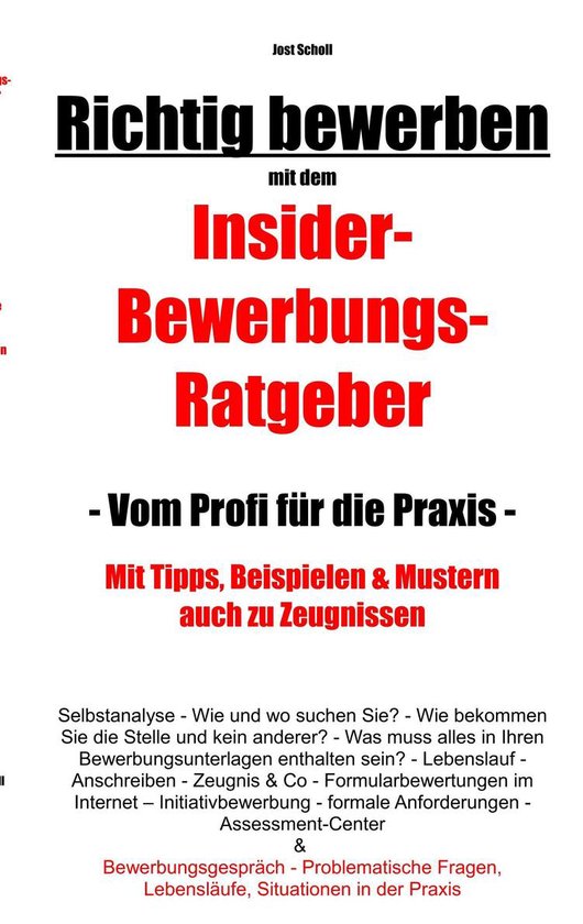 Richtig bewerben Insider-Bewerbungs-Ratgeber - cover