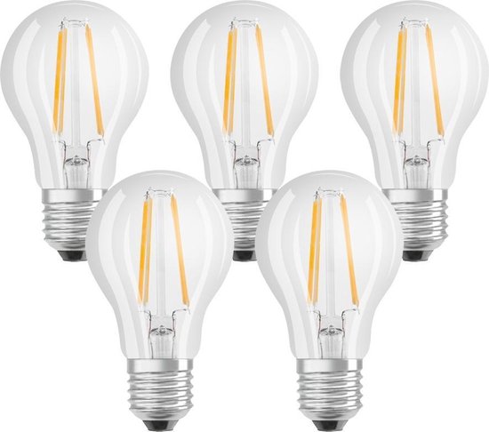 onhandig winkel Leidinggevende 5 stuks Osram LED filament lamp E27 7W 2700K Helder | bol.com