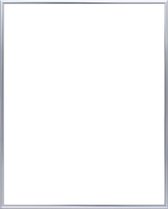 Homedecoration Kampen– Cadre photo - Format photo - 38x42 cm– Aluminium - Argent brillant