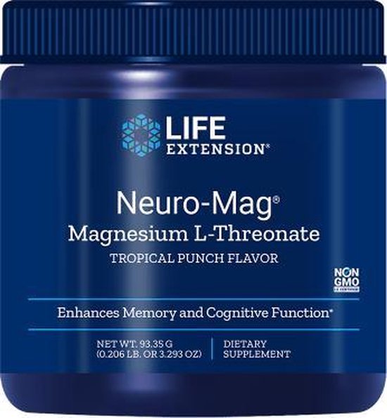 Neuro-Mag Magnesium L-Threonate, Tropical Punch Flavor | bol.com