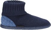 Giesswein Kramsach - Volwassenen Dames pantoffels - Kleur: Blauw - Maat: 38