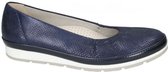 Gabor -Dames -  blauw donker - ballerina's & mocassins - maat 36