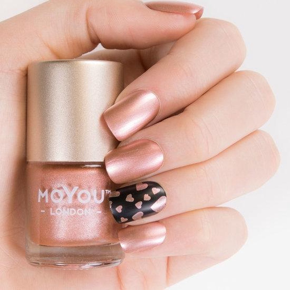 MoYou London Stempel Nagellak - Stamping Nail Polish 9ml. - Peach Tart