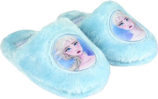 Disney Frozen instap sloffen/pantoffels Elsa lichtblauw voor Pantoffel... | bol.com