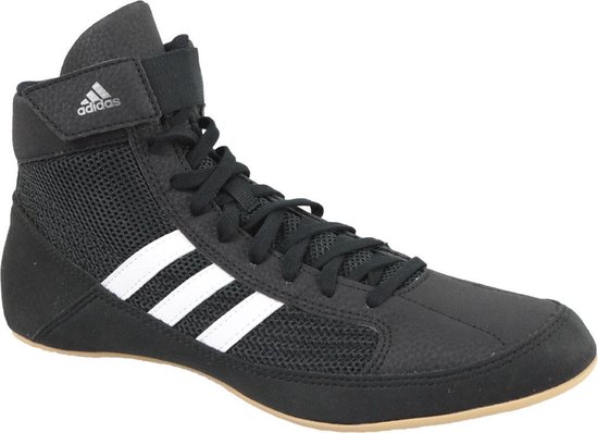 Chaussures de boxe adidas HVC 2 - Chaussures de lutte - AQ3325 - noir - taille: 45 1/3 EU