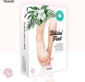 Melodii Bikini Feet - Eeltsokken | 2 in 1 Pedicureset | Eeltverwijderaar met Hydraterende Voetverzachter