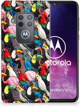 Motorola One Zoom TPU Hoesje Birds