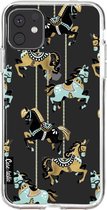 Casetastic Apple iPhone 11 Hoesje - Softcover Hoesje met Design - Carousel Horses Print