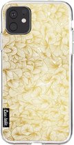 Casetastic Apple iPhone 11 Hoesje - Softcover Hoesje met Design - Abstract Pattern Gold Print