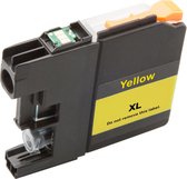 Print-Equipment Inkt cartridges / Alternatief voor Brother  LC-125 / LC-127 XL Geel | Bother DCP-J4110DW;  MFC-J4410DW;  MFC-J4510DW;  MFC-J4610DW;  MFC