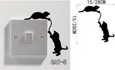 3D Sticker Decoratie Cartoon Black Cat Cute DIY Vinyl Wall Stickers For Kids Rooms Home Decor Art Decals 3D Wallpaper Decoration Adesivo De Parede - CAT5 / Large