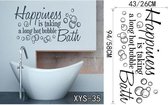 3D Sticker Decoratie Creatief Toilet Badkamer Muurstickers Toiletbehang Waterdicht Muurstickers Decoratieve poster Woondecoratie - XYS35 / Small