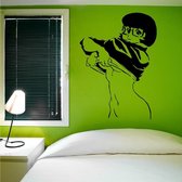 3D Sticker Decoratie SEXY VELMA SCOOBY DOO Vinyl wall art sticker kamer sticker otaku Slaapkamer muurstickers verwijderbare Art Home decoratie muurschildering D553