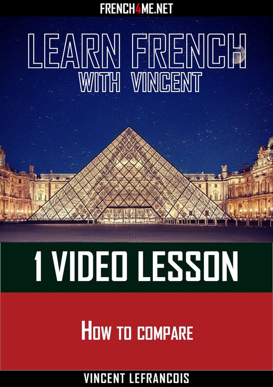 Learn French with Vincent - 1 video lesson - How to compare - cover