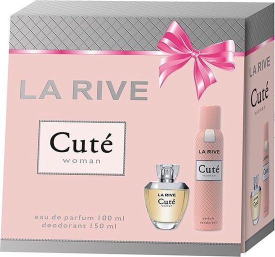 La Rive Set Cuté geschenkset - 100ml eau de parfum + 150ml deodorant - La Rive
