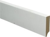 Budget Line MDF Plint 90x15mm Wit Gegrond - 5 stuks - Lengte 2.4m - Voordelig MDF plinten kopen - Eenvoudige installatie met montagekit of spijkers
