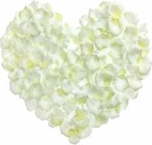 Witte rozenblaadjes 1500 stuks