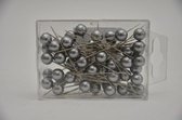 Parels En Parelspelden - Pushpins Zilver 10mm 50stk