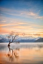 Afbeelding op acrylglas - Meer Wanaka Otago, Nieuw-Zeeland