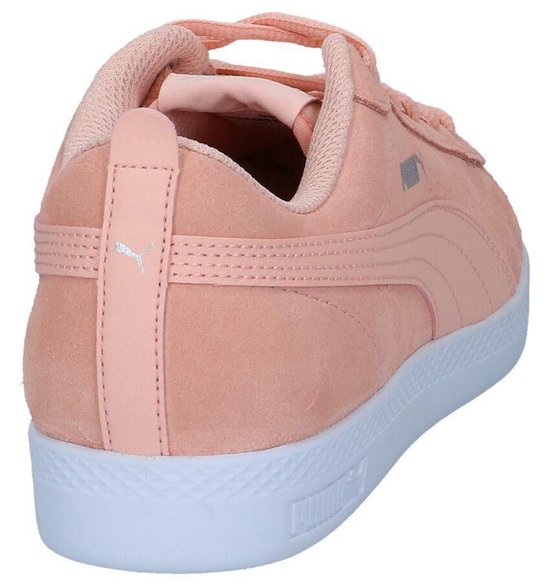 PUMA Zalmroze Lage Sportieve Sneakers Basket Heart Patent Dames 38,5 -  Schoenen.nl