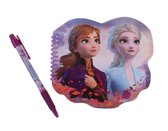 Disney Notitieboek Frozen Ii 19,5 X 20 Cm Paars/blauw 2-delig