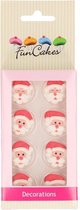 FunCakes Suikerdecoratie Kerstman Set/8