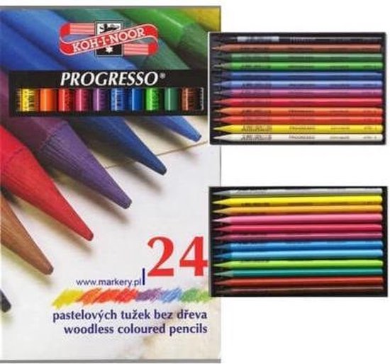 Ensemble de crayons de couleur sans bois Koh-I-Noor