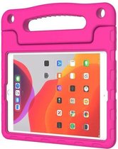 Tablet hoes voor Apple iPad Air 10.5 (2019) - Kinderhoes met handvat - Schokbestendige Kids cover - Magenta