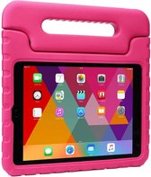 Tablet hoes voor Apple iPad 10.2 (2021/2020/2019) - Kinderhoes met handvat - Schokbestendige Kids cover - Magenta