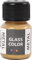 Glass Color Metal. goud. 30 ml/ 1 fles