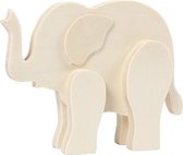 Dierfiguur, olifant, H: 12 cm, B: 16 cm, 1 stuk