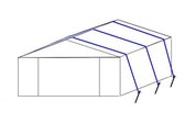 3x Stormbandenset Grond/Steen voor tent 3/4 mtr breed