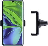 Shop4 - Xiaomi Mi Note 10 Autohouder Verstelbare Ventilatierooster Houder Zwart