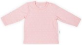 Jollein Hearts Shirt lange mouw 62/68 soft pink