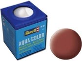 Revell Aqua  #37 Reddish Brown (Dakpanrood) - Matt  - RAL3009 - Acryl - 18ml Verf potje