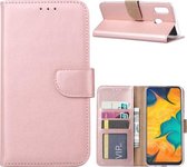 Xssive Hoesje voor Samsung Galaxy A20 - A30 - Book Case - Rose Goud
