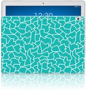 Lenovo Tab P10 Tablethoes Design Cracks Blue
