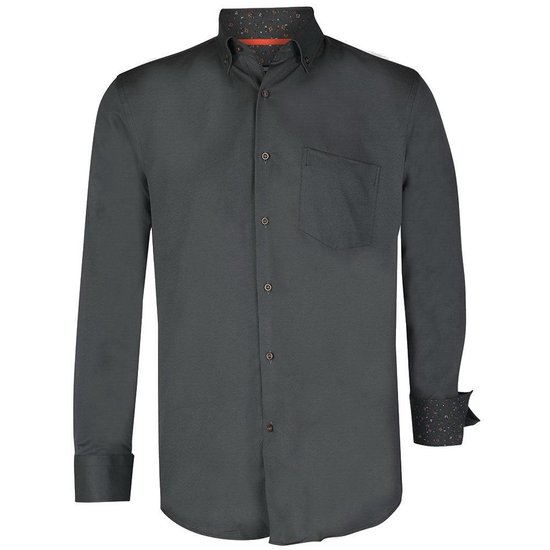 Donadoni - Heren Overhemd - Regular Fit - Army Groen | bol.com