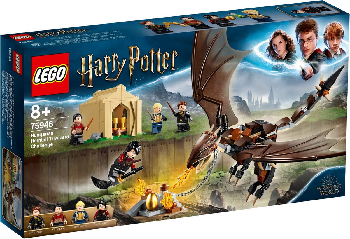 LEGO Harry Potter Magyar à pointes du Tournoi des Trois Sorciers et la  Coupe de feu