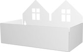 Roommate Opbergbakjes Twin House 22cm Wit