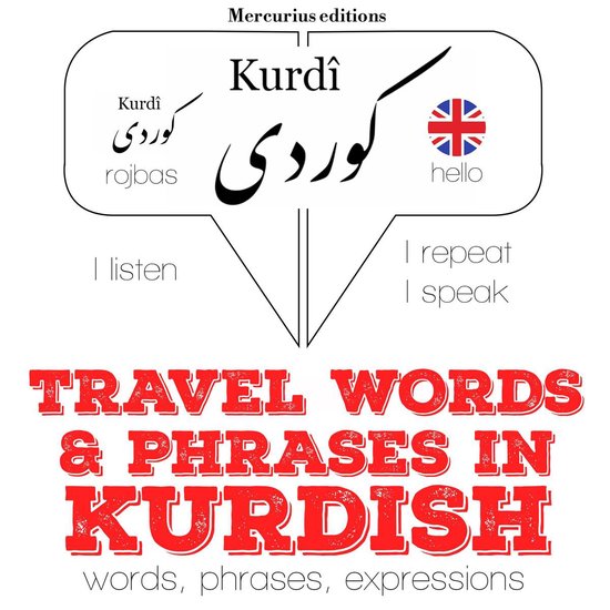 Travel words and phrases in Kurdish - cover
