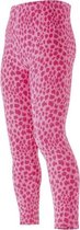 Playshoes legging lang fuchsia leopard