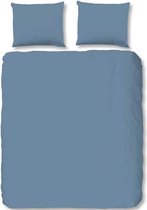 HIP Uni Satin - Dekbedovertrek - Tweepersoons - 200x200/220 cm + 2 kussenslopen 60x70 cm - Ice Blue