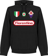 Fiorentina Team Hoodie - Zwart - XXL