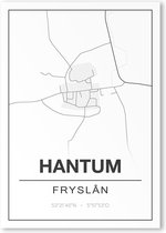 Poster/plattegrond HANTUM - A4