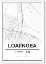 Poster/plattegrond LOAIINGEA - A4