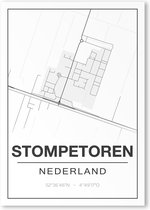 Poster/plattegrond STOMPETOREN - A4