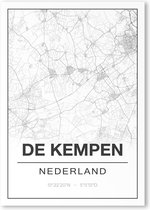 Poster/plattegrond DE KEMPEN - A4