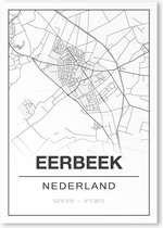 Poster/plattegrond EERBEEK - A4