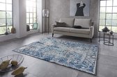 Vintage vloerkleed Chelozai - blauw 120x170 cm